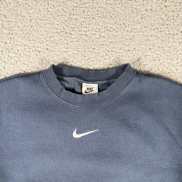 Nike Sweatshirt Size Small Center Swoosh Logo Crewneck Pullover - Picture 2 of 8